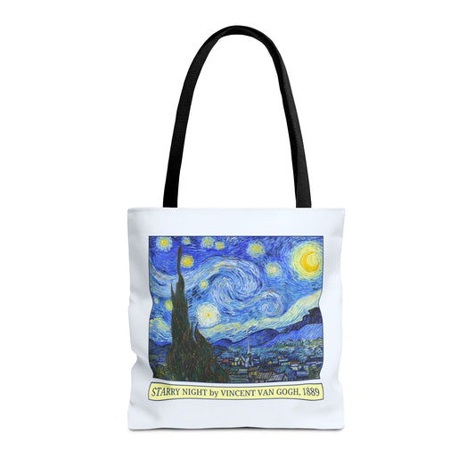 Starry Night by Vincent Van Gogh Art History Tote Bag
