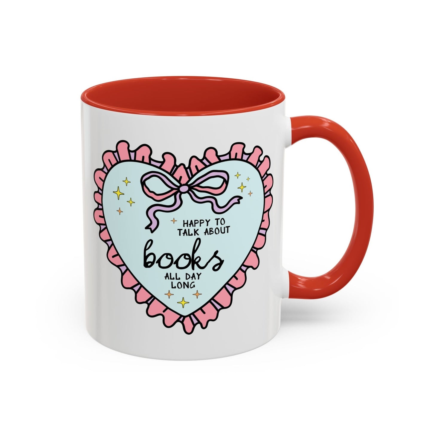 Happy to Talk About Books All Day Long Coffee Mug
