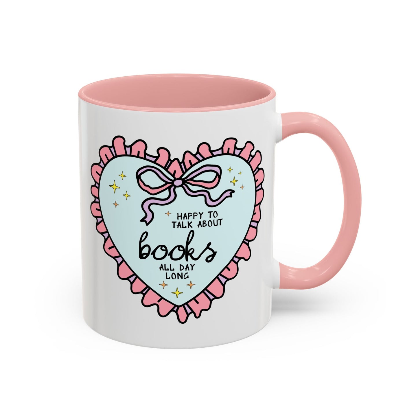 Happy to Talk About Books All Day Long Coffee Mug