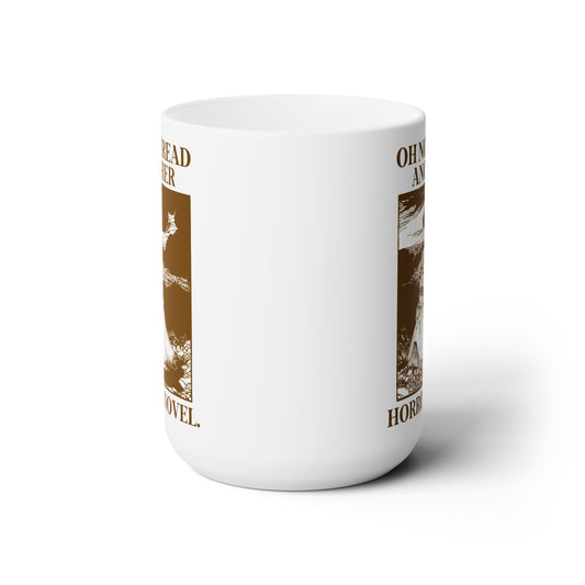 Horror Reader 15 Oz Coffee Mug for Bookworm or Librarian