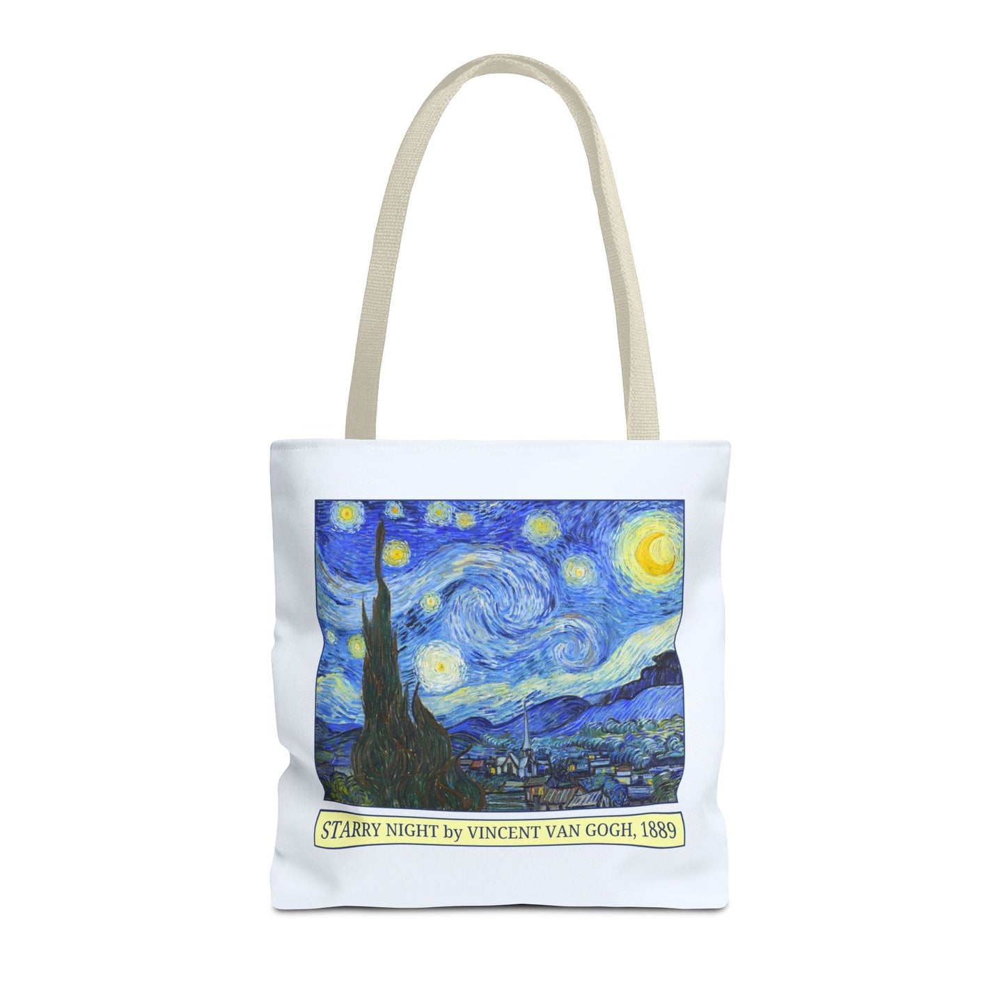 Starry Night by Vincent Van Gogh Art History Tote Bag