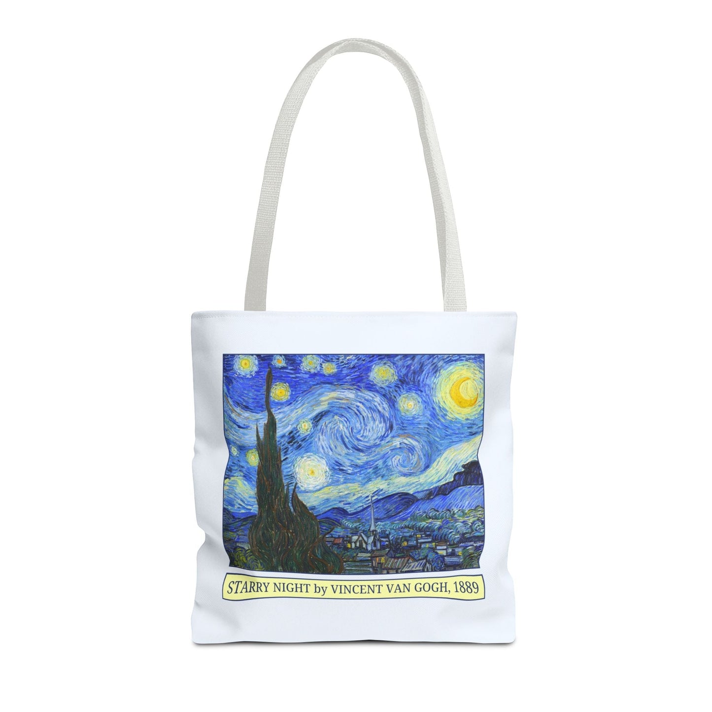 Starry Night by Vincent Van Gogh Art History Tote Bag