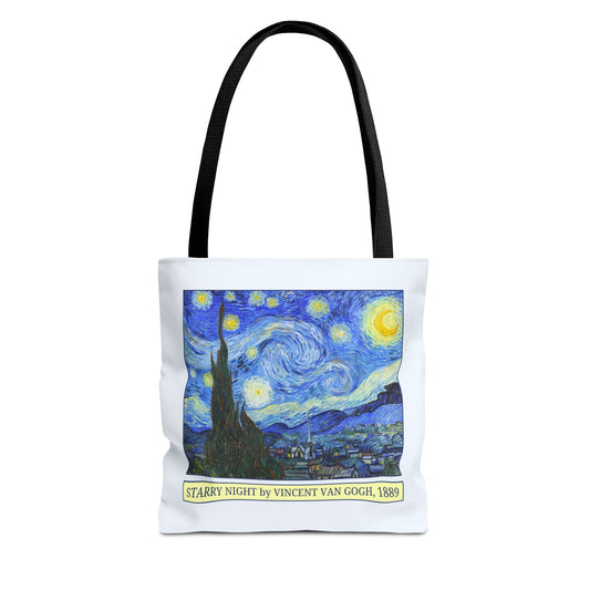 Starry Night by Vincent Van Gogh Art History Tote Bag
